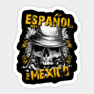 Rocking skull Sticker